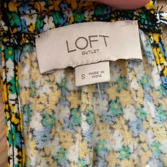 🆕Loft Floral Peplum Tank Top S🆕 - Picture 10 of 13